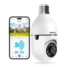 Camara De Seguridad Inalambrica IP Para Casas Exterior Vigilancia,WiFi 1080P HD: