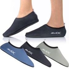 Letnie buty pływackie JELEX Waterwalker czarne czarne niebieskie szare nowe