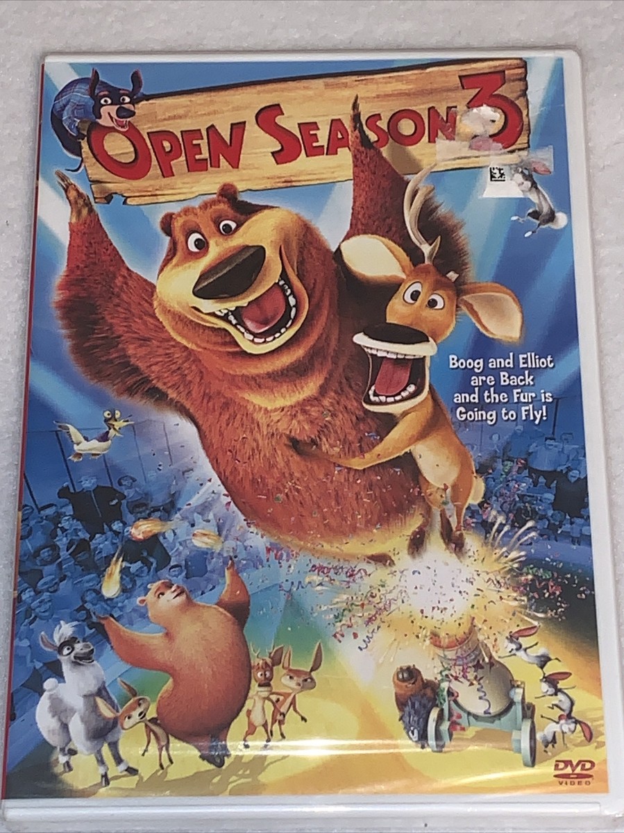 OPEN SEASON 3 (DVD, 2010) Boog & Elliot are Back& the Fur us Going