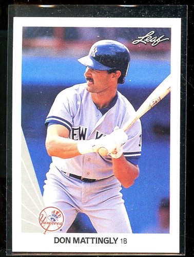 Don Mattingly #69 1990 Leaf card