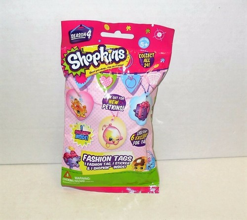 SHOPKINS SEASON 4 FASHION TAGS NEW SEALED PACK