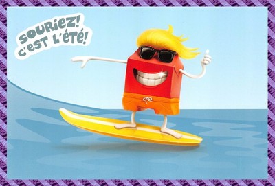 Mc Donald Advertising Card - ''Smile It's Summer''