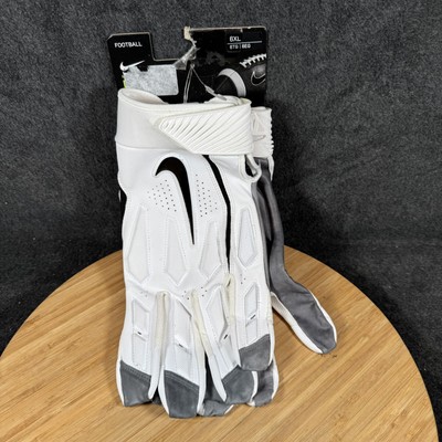 Nike D-Tack Lineman Padded Football Gloves White CV0342 184 Men's Size 6XL