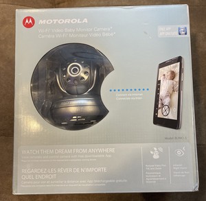 Motorola Wi Fi Baby Monitor Camera Blink 1 S App View Remotely Silver Ebay