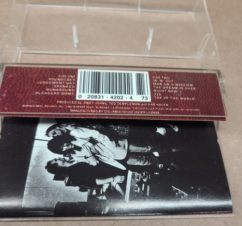 Van Halen For Unlawful Carnal Knowledge Cassette Tape 1991 Warner Bros Eddie - Picture 7 of 12
