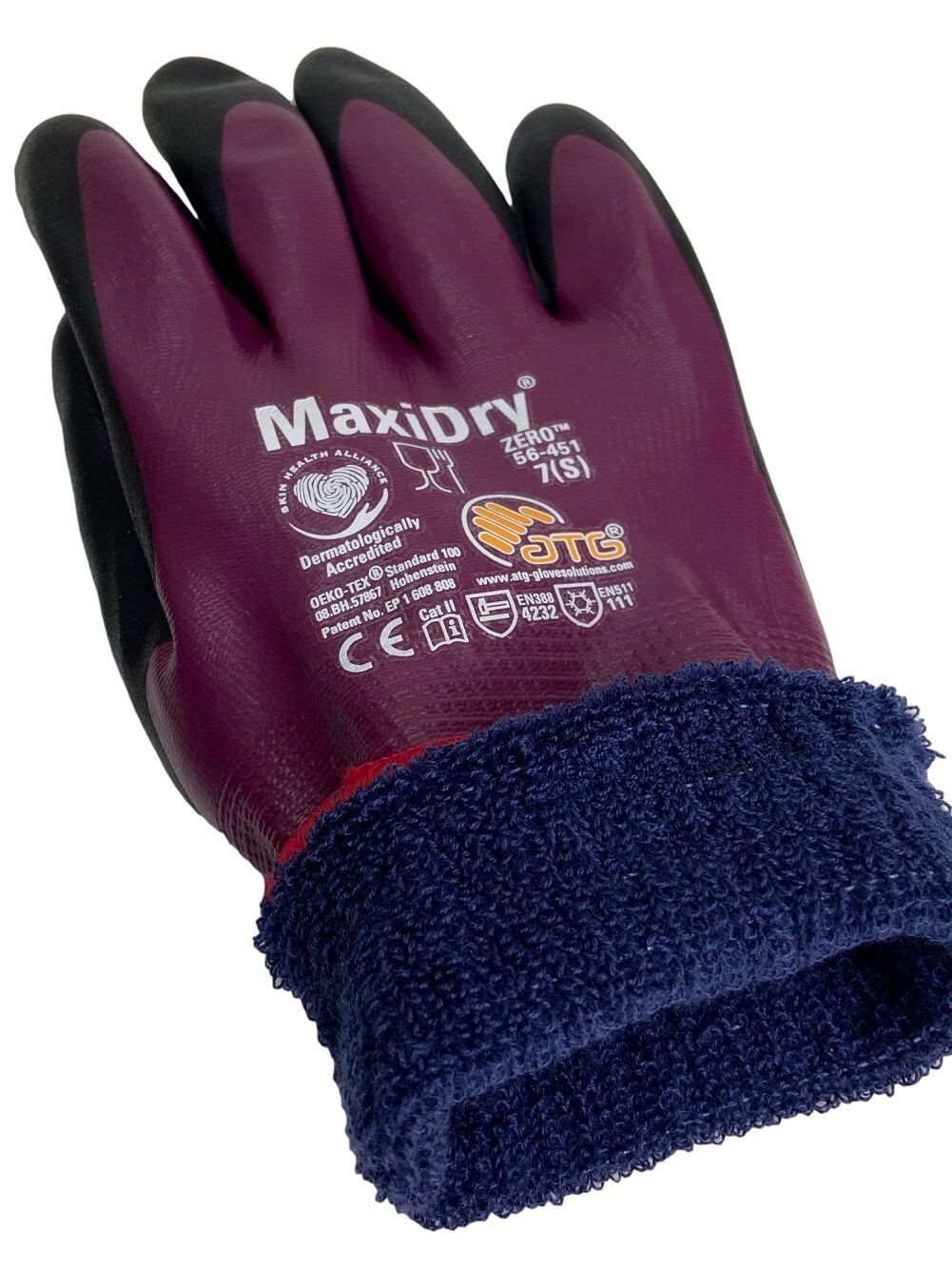 ATG Maxidry Zero Thermal Work Glove Waterproof Warm Winter 10°C Gloves Washable eBay