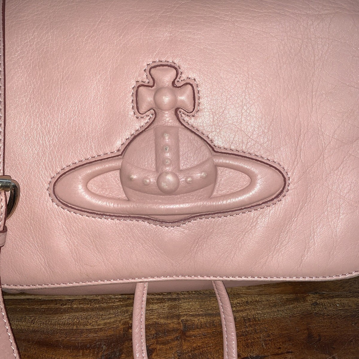 Vintage Vivienne Westwood Pink Leather Crossbody Bag Purse | eBay