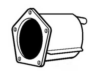 Catalytic Converter-Exact-Fit Davico 13002 fits 86-89 Hyundai Excel 1.5L-L4