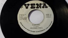 Frankie Paul - Warning /Reggae 45" on Vena  Label Orig