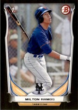 2014 Bowman Draft Picks Black Asia Milton Ramos New York Mets #DP84