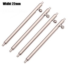 Watch Metal Steel Quick Release Pins Spring Bars Strap Band Buckle 18 19 20 22mm