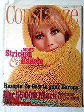 CONSTANZE Heft 42 Oktober 1966 Mode Wohnen Fernsehprogramm