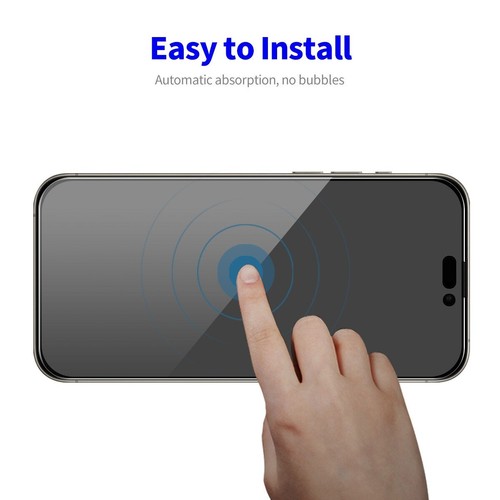 For iPhone 16 Pro Max Privacy Tempered Glass Anti Spy Screen Protector 9D New - Zdjęcie 6 z 9