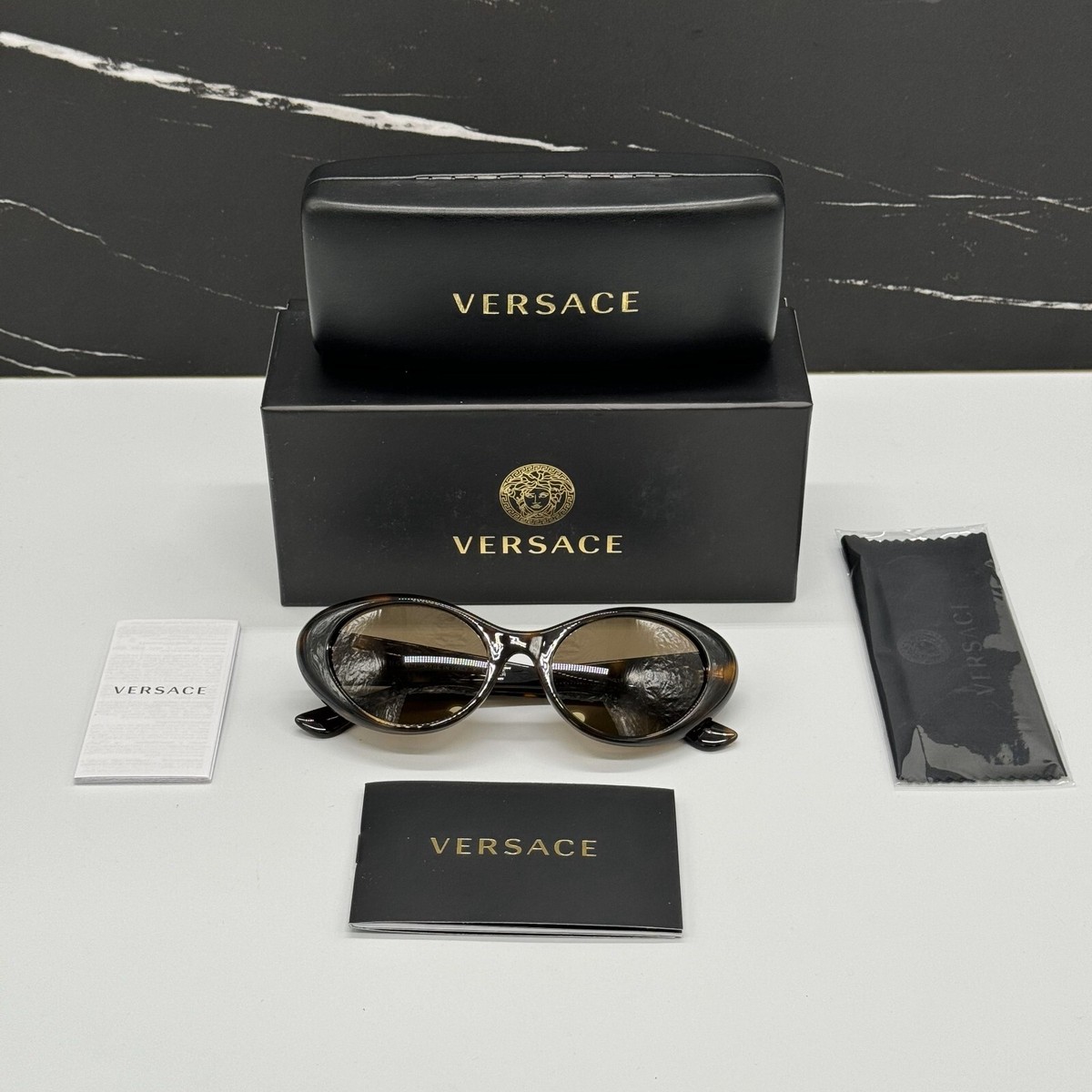 NEW VERSACE VE4455U 108/73 WOMEN CAT EYE SUNGLASSES VERSACE  display picture 1