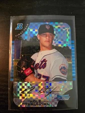 2005 Bowman Chrome First Year X-Fractor /225 Kole Strayhorn #182 Mets RC Card