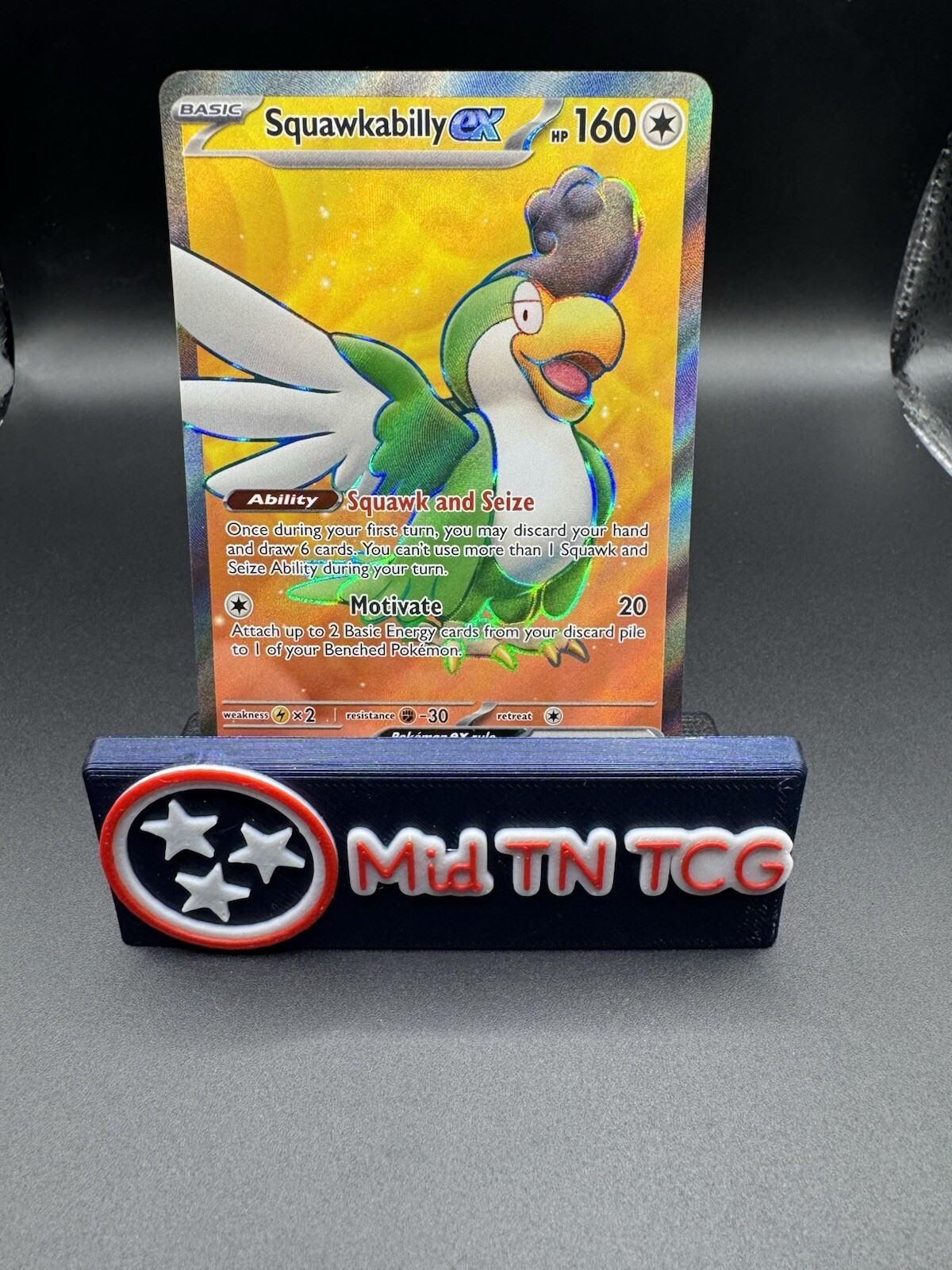 Pokemon TCG SV02: Paldea Evolved #247/193 Squawkabilly ex NM