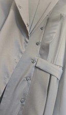 Prada Black Silk Full Length Formal Coat Uk 10/12