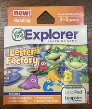 LeapFrog Letter Factory Learning Game works with LeapPad Tablets and Leapster GS