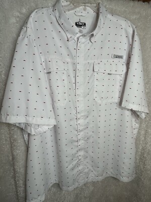 Habit Mens River Guide Shirt 40+ Solar Factor Vented Short Sleeve Size 3XL