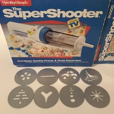 Hamilton Beach The SuperShooter Cordless Cookie Press 8000 Replacement Discs (8)