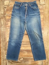Brittania Pentimento Vtg 70's High Waist Jeans Faded Medium Wash Size 13