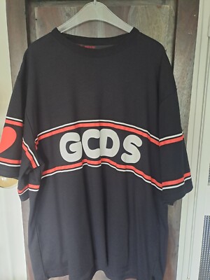 Orig. GCDS oversize Shirt schwarz black XL