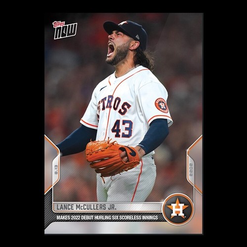 2022 Topps Now 702 Lance McCullers Jr.