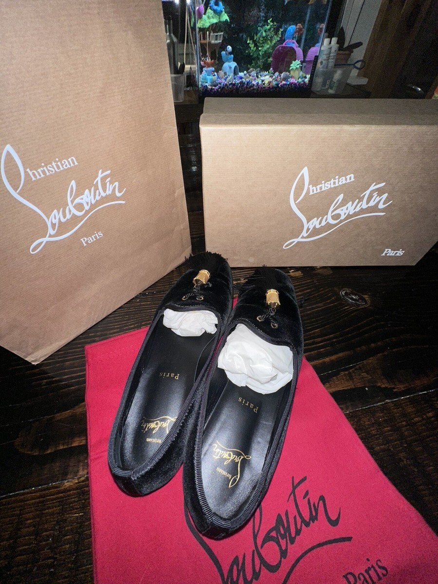 Christian Louboutin Men's Size 37.5 Suede Tasseled Dress Christian Louboutin Men's Size 37.5 Suede Tasseled Dress