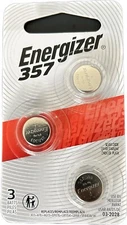 ENERGIZER 357 3PACK (REPLACES 303,357,A76,AG13,EPX76,LR1154,LR44,SR44SW/W)