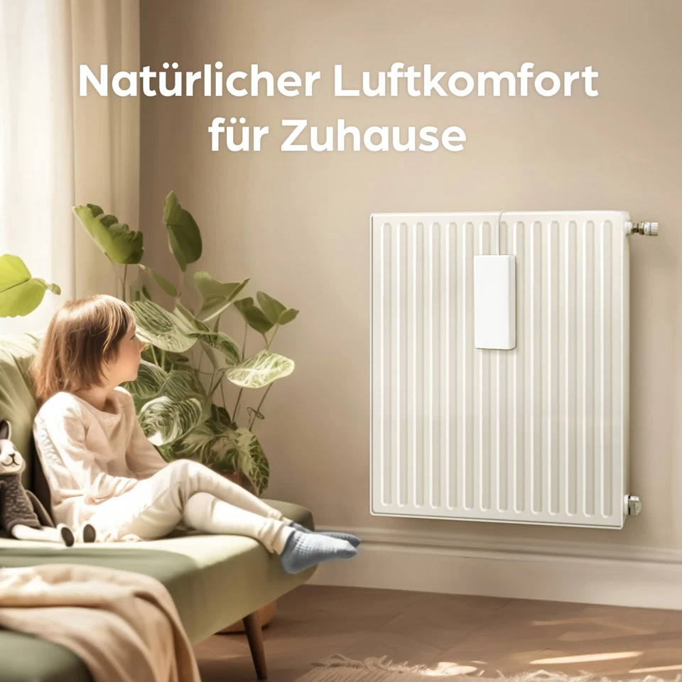 4x Luftbefeuchter Heizung Keramik Set Heizkörper Verdunster Wasser Verdampfer - Bild 2 von 4