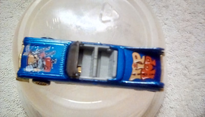 VINTAGE HOT WHEELS HIP HOP BLUE WITH GOLD CHASSIE, 59 ELDORADO, 1989 MATTEL