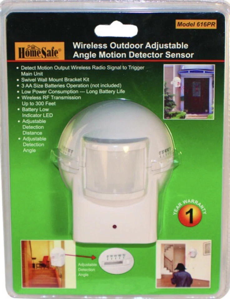 Wireless Home Security Motion Sensor for Electronic Barking Dog K9 Burglar Alarm - Image 3 of 4