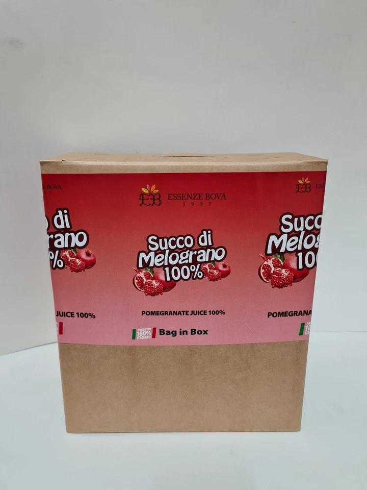 ESSENZE BOVA 1997 Succo di MELOGRANO 100% puro "Bova" in Bag in Box da 5 Litri