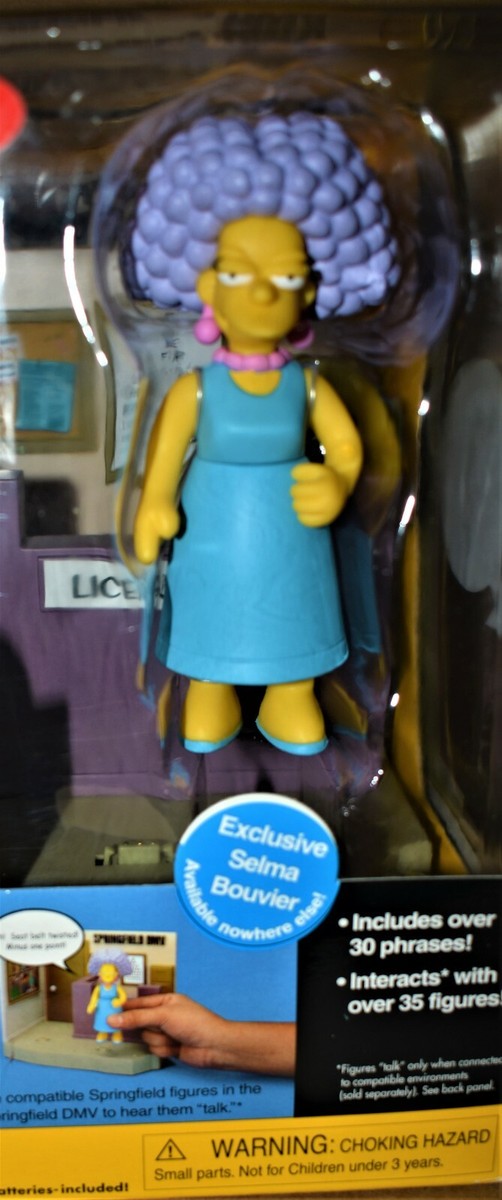 Playmates The Simpsons Selma at the DMV, Intelli-Tronic Voice