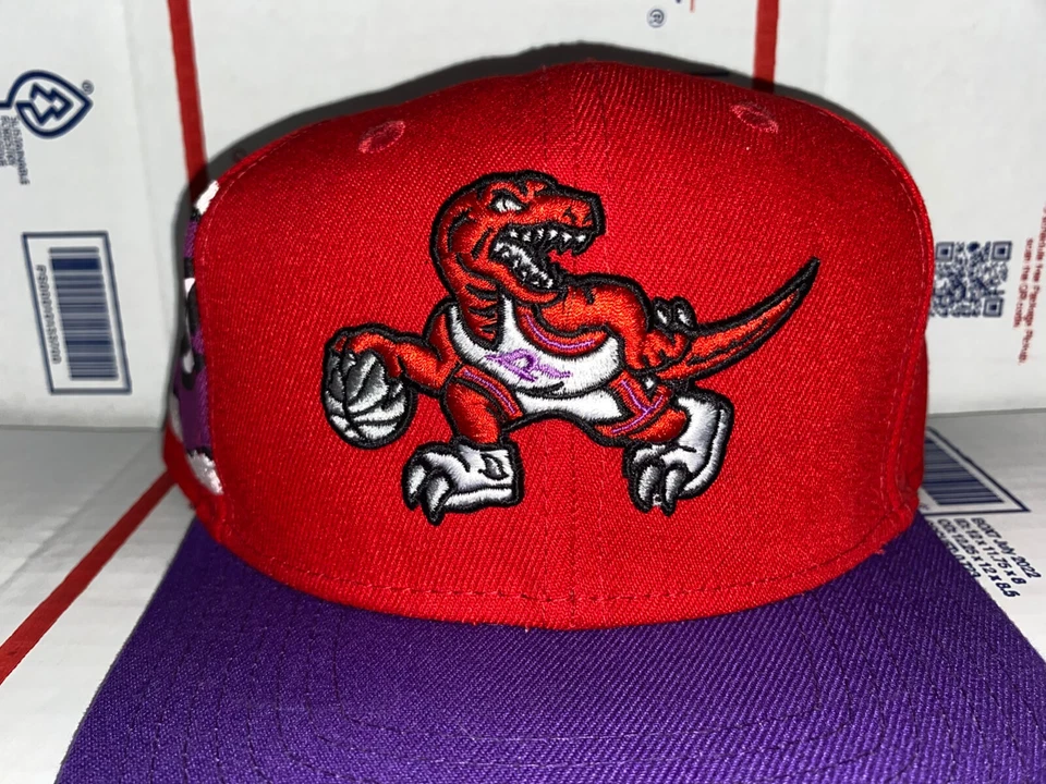Toronto RAPTORS Baloncesto Equipo NBA HWC Snapback Gorra PERSONALIZADA Retro Azulejos Foto 2 de 4