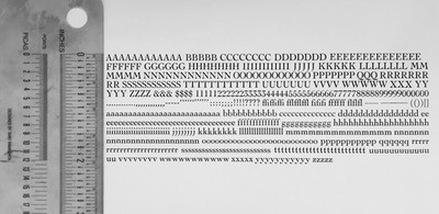New Letterpress Type - 12 point Cochin roman