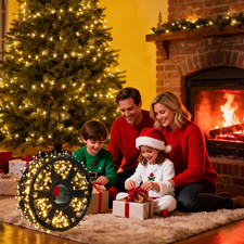 Christmas Lights 164FT 1000LED Warm String Lights Plug Twinkle Lights for Bedroo