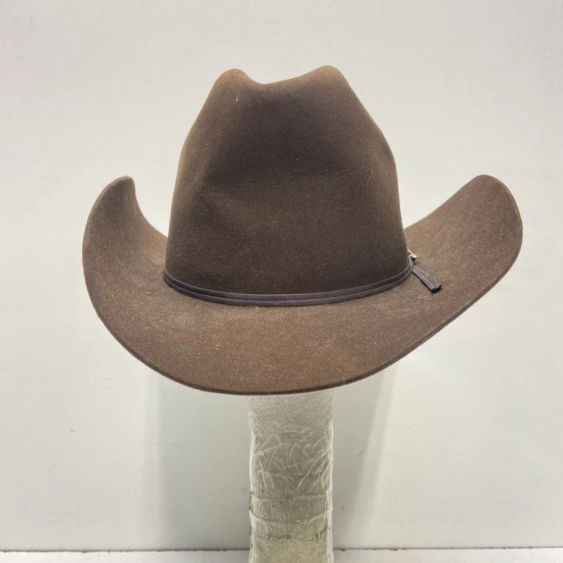 Sombrero de Vaquero Stetson Para Mujer Marrón Ranchero Chocolate Castor 4X Western Talla 7.5 Foto 4 de 4