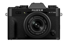 FUJIFILM X-T30 III Mirrorless Camera Body, with XC13-33mm Lens Kit, Black