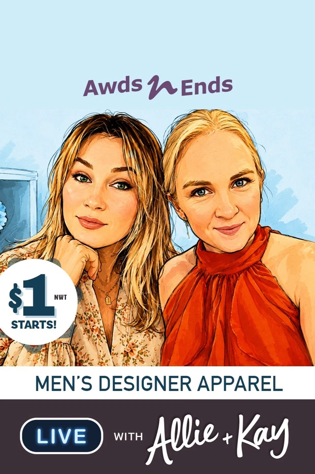 Men's Apparel w/Allie & Kay! All NWT! Designer Brand Names - All $1 Starts