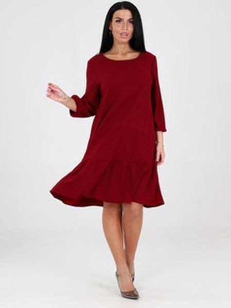 Women Phase Eight Dress Burgundy Polyester 40