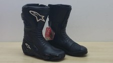 Stivali da Moto Superbike Stradale in Pelle Alpinestar SMX-4 Nero TG. 41 15