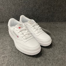 REEBOK Club C Tennis Shoes Kids Size 4.5 White 100000199