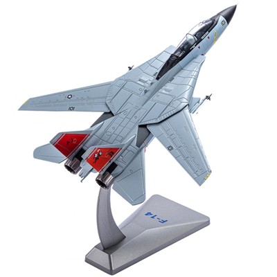 26cm Alloy 1/72 United States Navy F-14 VF-31/VF-2 Tomcat Fighter Model Souvenir