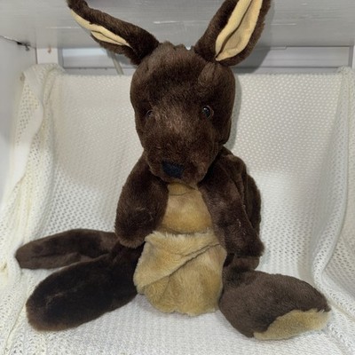 Group Toysmith VTG Kangaroo Full Body Plush Hand Puppet No Baby