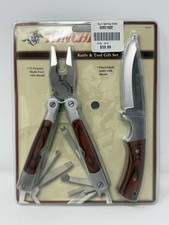 Winchester Knife Fixed Blade & Multi- Tool Combo Gift Set With Carry Cases 46885