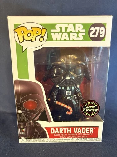 Funko Pop! Star Wars Darth Vader #279 CHASE GITD - Protector Offered.