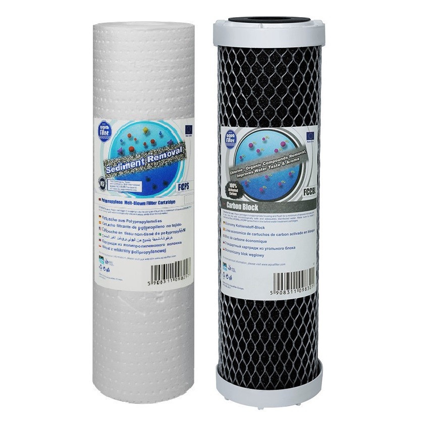 10"" AQUAFILTER PREMIUM REPLACEMENT RO DECHLORINATOR PURIFIER FILTER SET