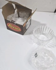 Reese's Crystal Candy Dish w/Lid Shannon Crystal Designs Of Ireland Hershey 2012