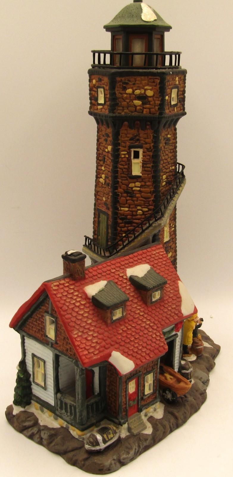 Santa's Workbench Collection Lighted Porcelain Hammersmith's Harbour Lights.